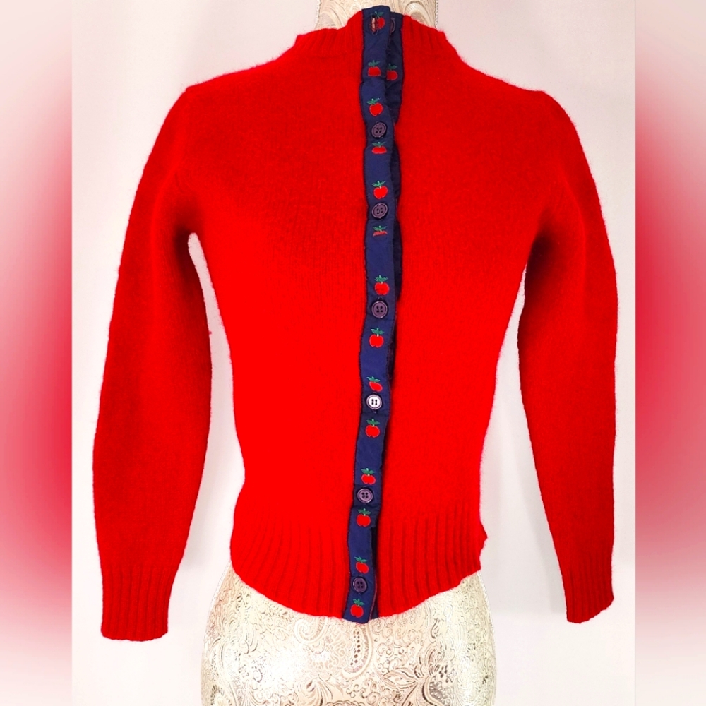 Vintage HM Abernathy kids wool cardigan